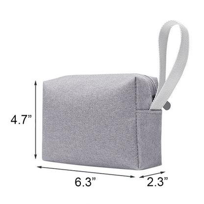 Water Resistant Zippered Oxford Electronics Organizer Bag Electronics Accessories Pouch