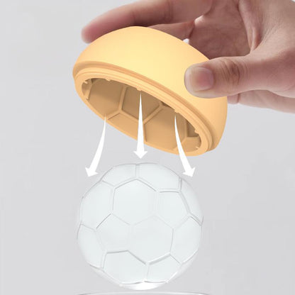 Large Single Sports Ball Ice Cube Molds Soccer Shaped Silicone Ice Ball Mold