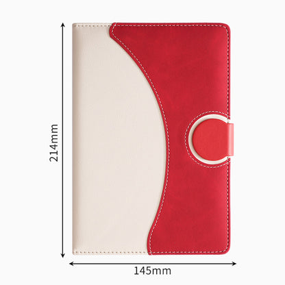 PU Magnetic Closure Buckle A5 Lined Journal Notebooks w/ Gift Box