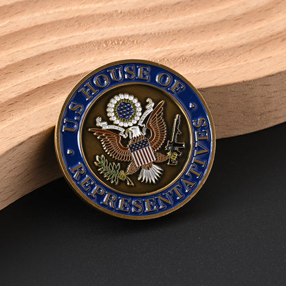 1.8" Fully Customized Metal Challenge Coin Round Commemorative Coins
