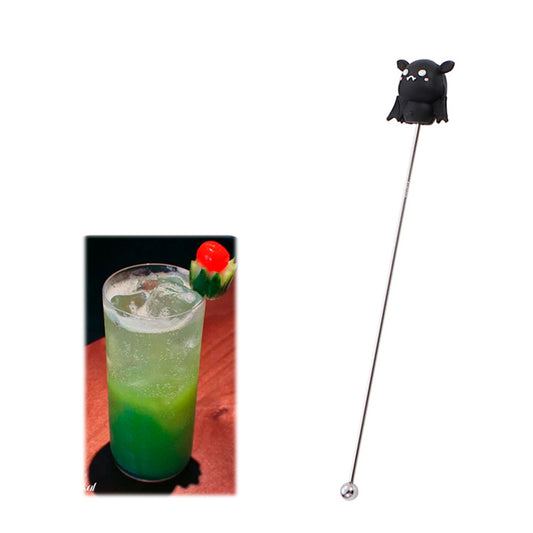 7.68 L Stainless Steel Bat Top Beverage Stirrers Coffee Stick