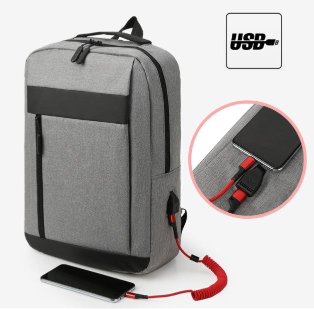 Anti Theft Laptop Backpack w/Charging Port