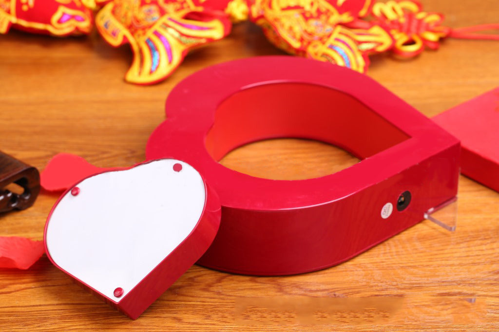Heart Shaped Magnetic Floating Photo Frame