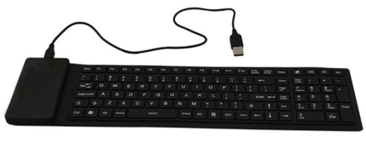 109 Keys Portable USB Silicone Keyboard