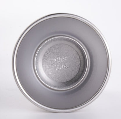 16 Oz. Stainless Steel Coffee Cup W/ Lid