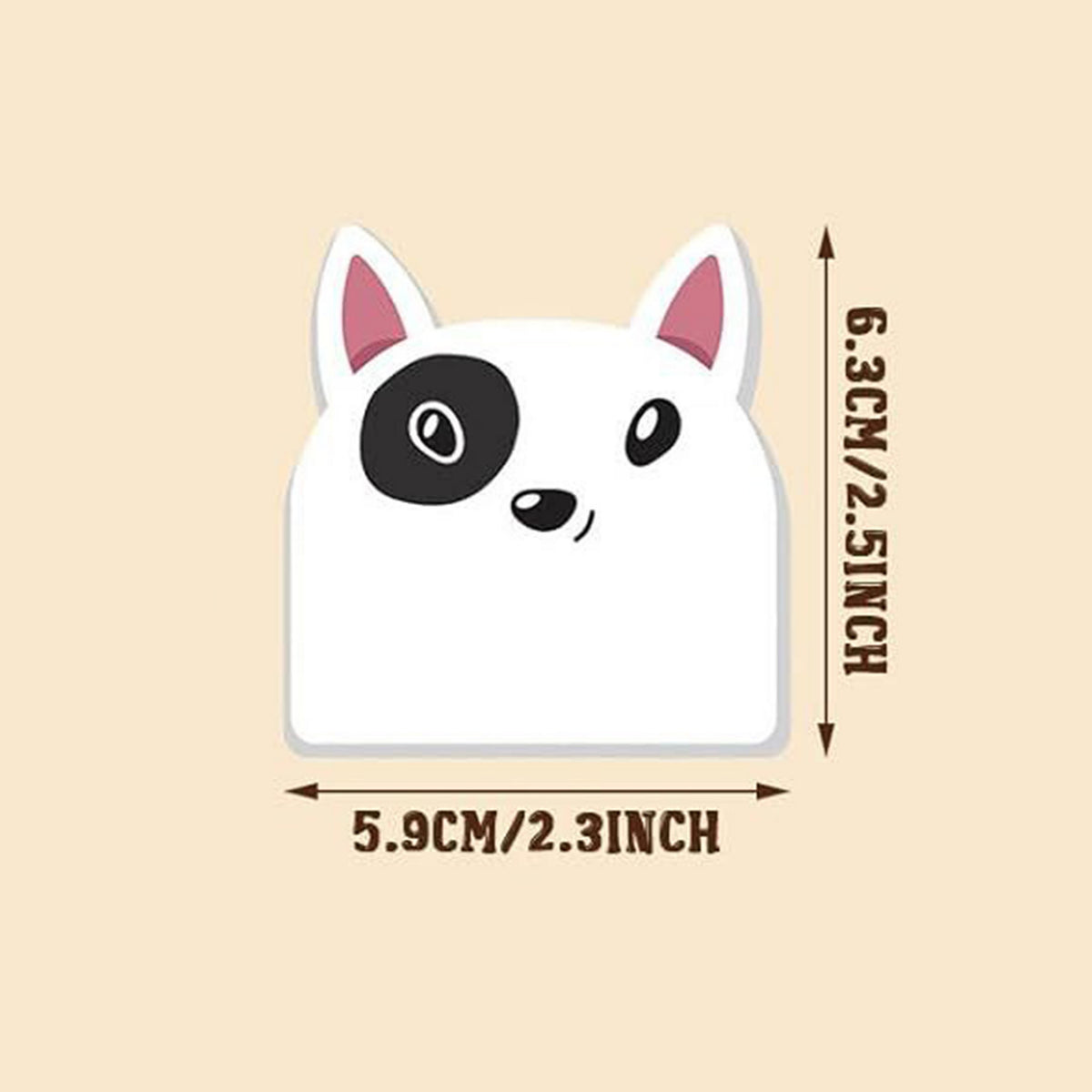Custom 30 Sheets Paper Cute Dog Sticky Notes Post Notes