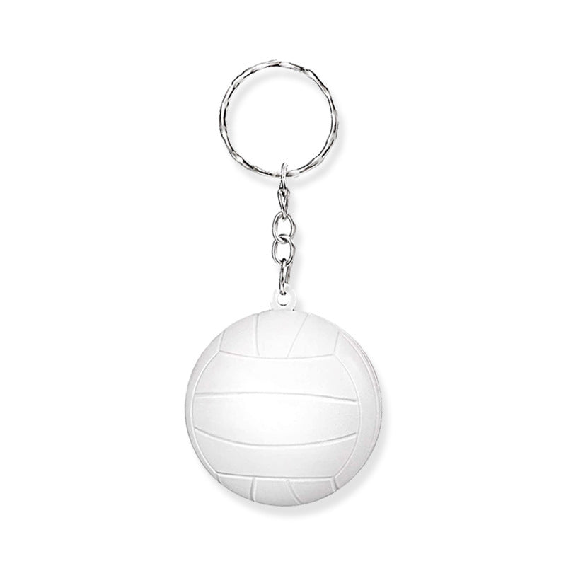 1 1/2" Volleyball Stress Reliever Key Chain