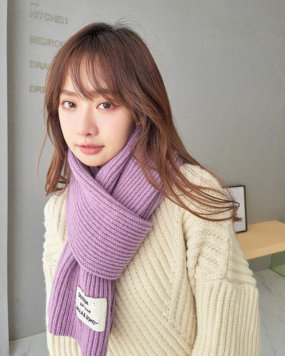 67" Winter Thicker Cable Knitted Scarf Wrap Chunky Long Warm Scarf