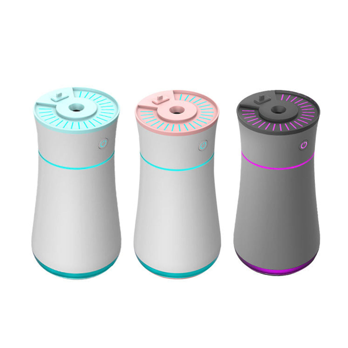 Portable Air Humidifier w/Fan & USB Light