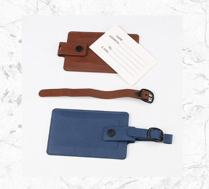 PU Leather Luggage Tag