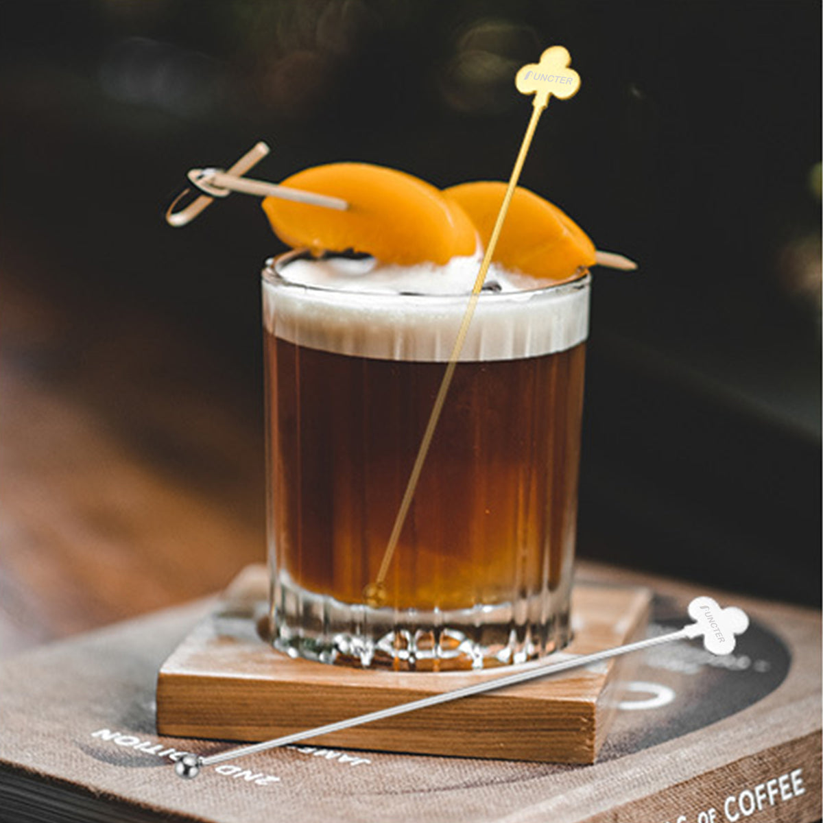 7.7 L Stainless Steel Poker Club Shape Top Cocktail Stirrers