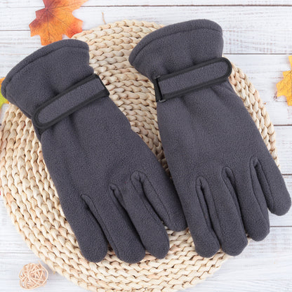 Polar Fleece Knit Touch Screen Glove