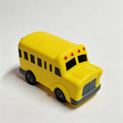 PU Foam Car Shaped Toy School Bus Model Decoration Decompression Ball Holding