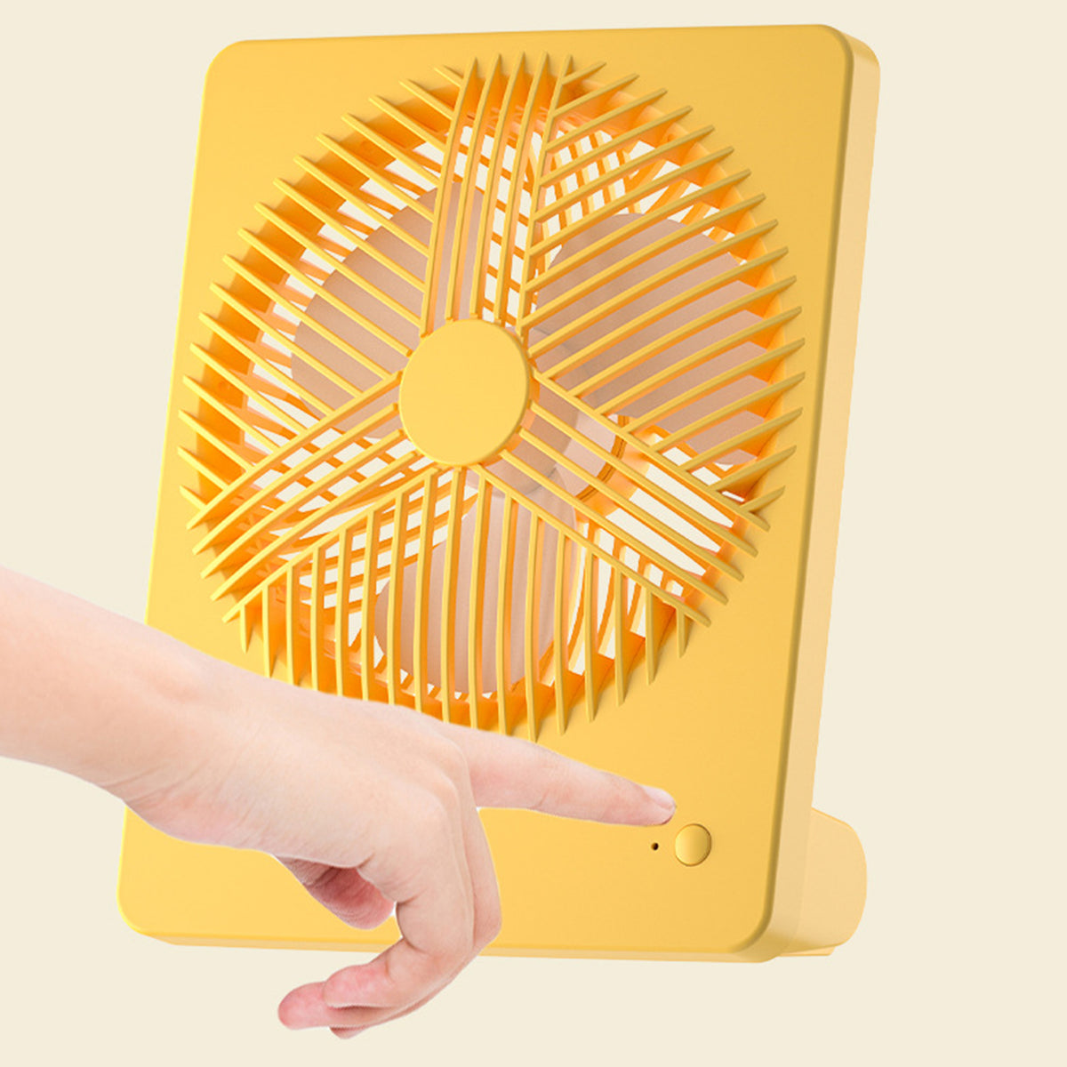 USB Desktop Mini Fan with 4 Speeds Strong Wind for Home Office Desktop