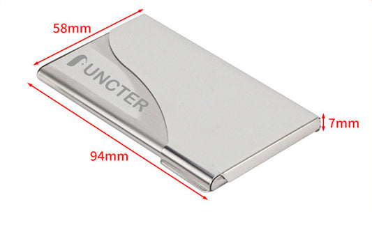 Matt Surface Stainless Steel Business Card Case
