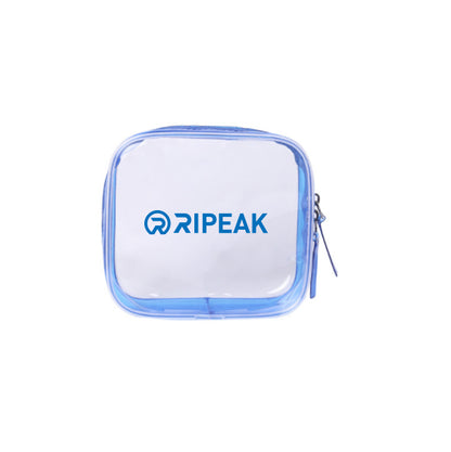 Portable Clear Makeup Pouch 4.33''L 1.77''W 4.13''H (Small)