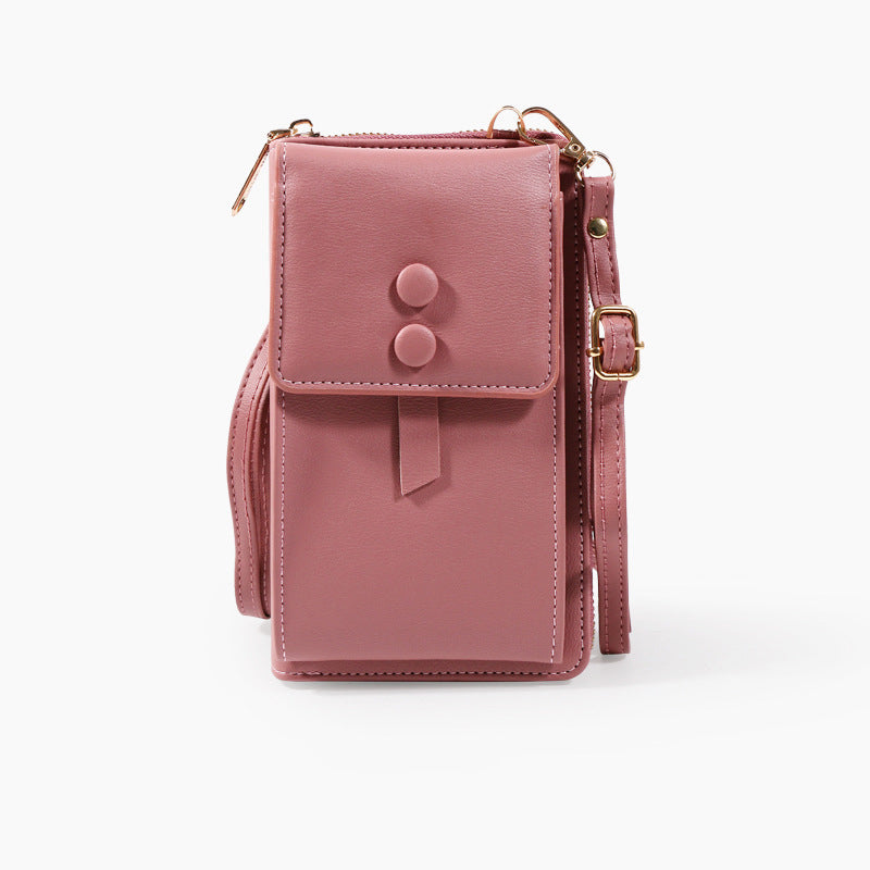 PU Leather Cell Phone Purse Bag Small Crossbody Bag Mini Messenger Bag Wallet Bag Shoulder Handbag