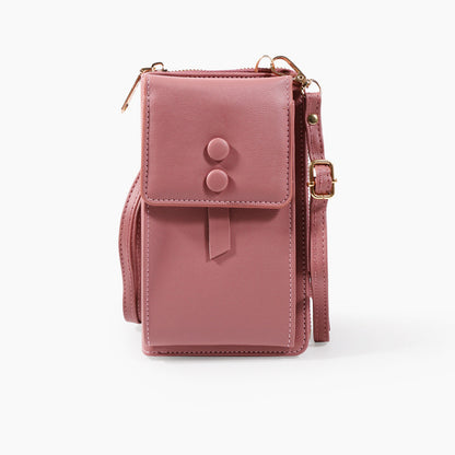PU Leather Cell Phone Purse Bag Small Crossbody Bag Mini Messenger Bag Wallet Bag Shoulder Handbag