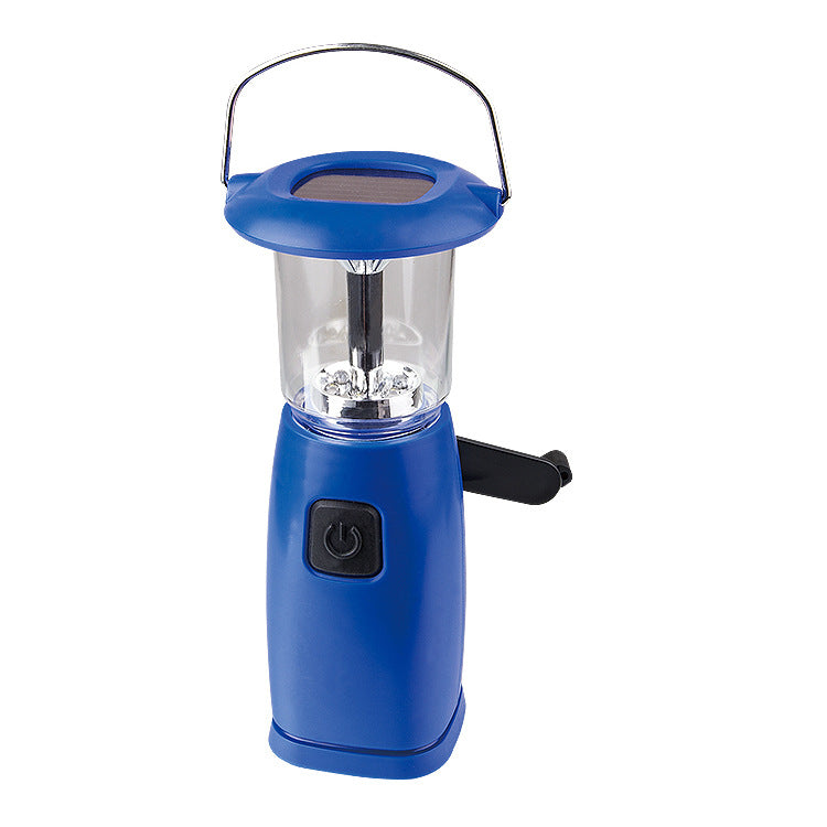Hand Crank LED Solar Power Rechargeable Camping Lantern