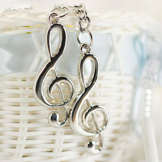 Music Signal Shaped Key Chain
