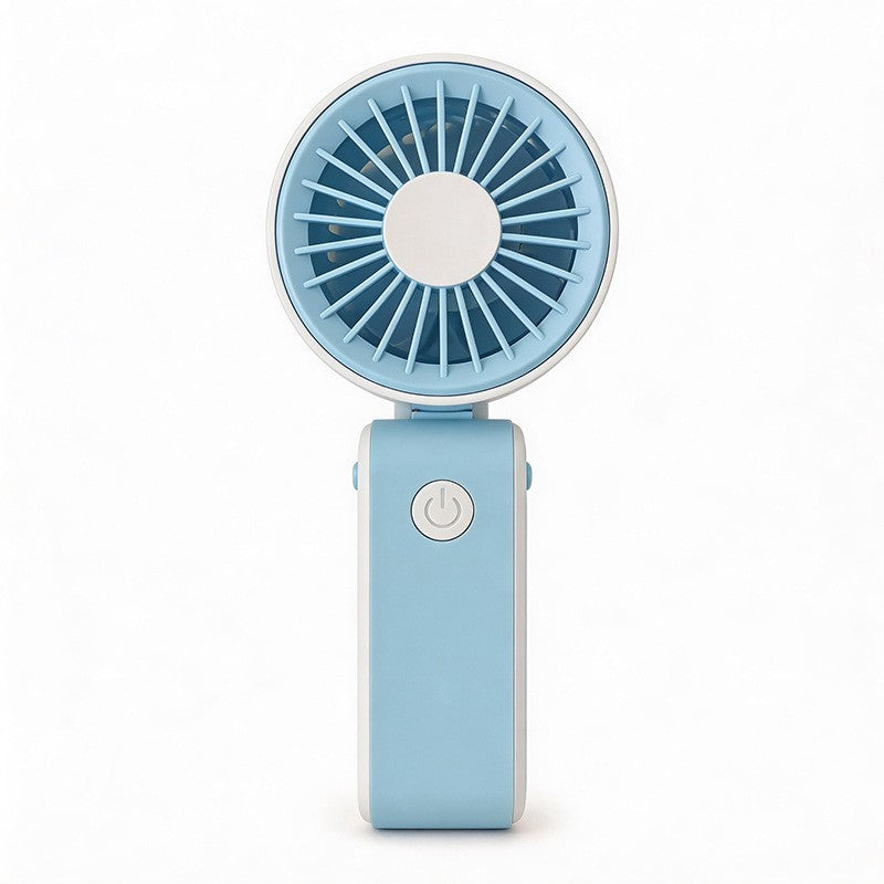 Folding Summer Mini Handheld Rechargeable Portable Fan W/ Layards
