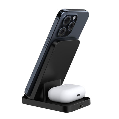2" 1 Foldable Wireless Fast Charger Stand Dock