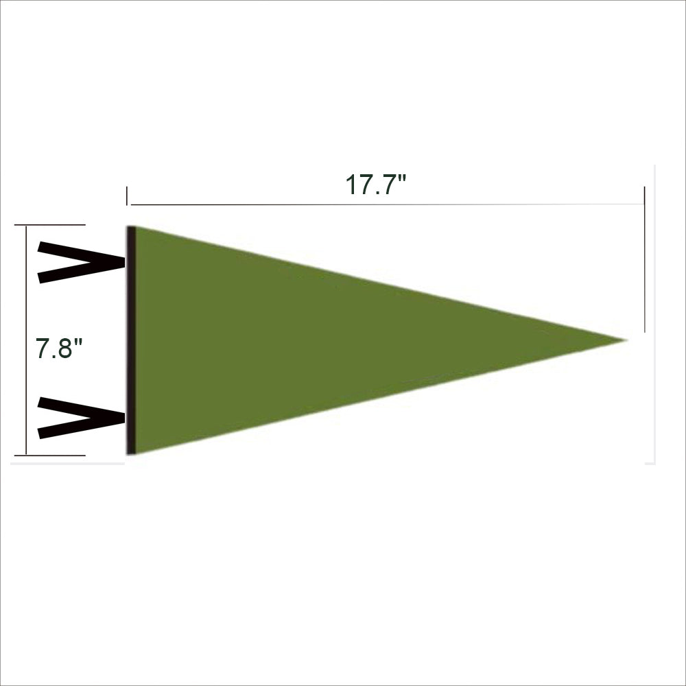 Custom Full Colored Wall Pennant Promotion Felt Pennant Flag