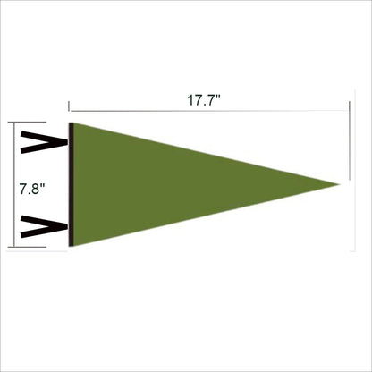 Custom Full Colored Wall Pennant Promotion Felt Pennant Flag