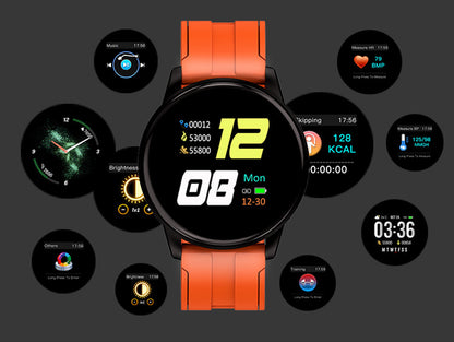 Multiple Screen Blood Pressure Fitness Watch
