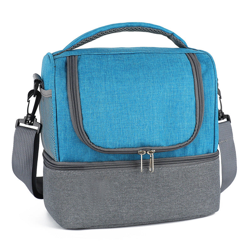 Insulated Lunch Bag With Two Compartments