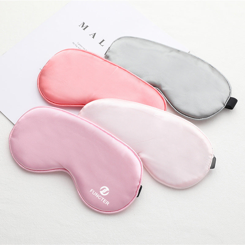 Imitation Silk Eye Mask W/ Adjustable Strap