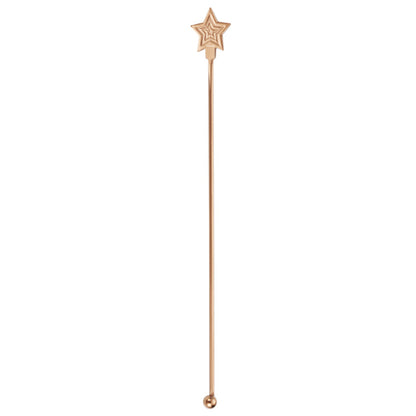9 L Stainless Steel Star Shape Top Beverage Stirrers Stir Sticks