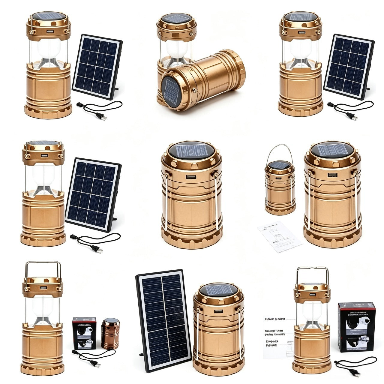 Retractable Solar Dynamo Lantern