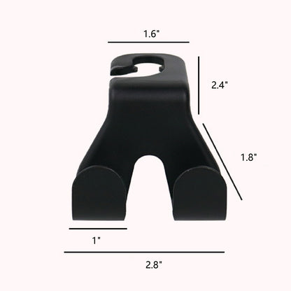 Car Seat Headrest Hook Durable Hanger Storage Holder for Car Headrest Purse Hook