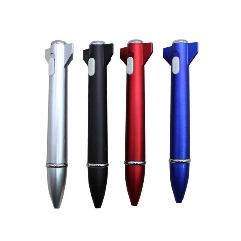 LED Light-Up Rocket Shaped Ballpoint Pen