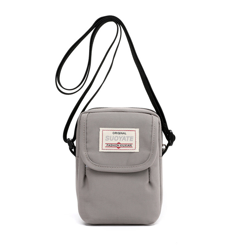 Nylon Mini Crossbody Bag Single Shoulder Bag Daily Cell Phone Purse Bag Stadium Approved Bag