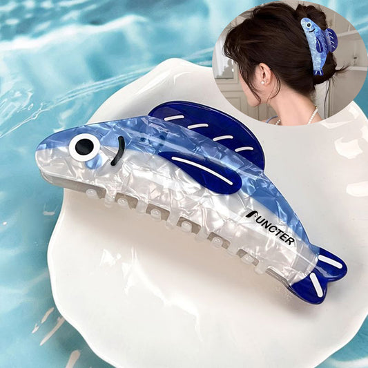Sardine-themed Ocean Series Hair Claw Clips ( Large )