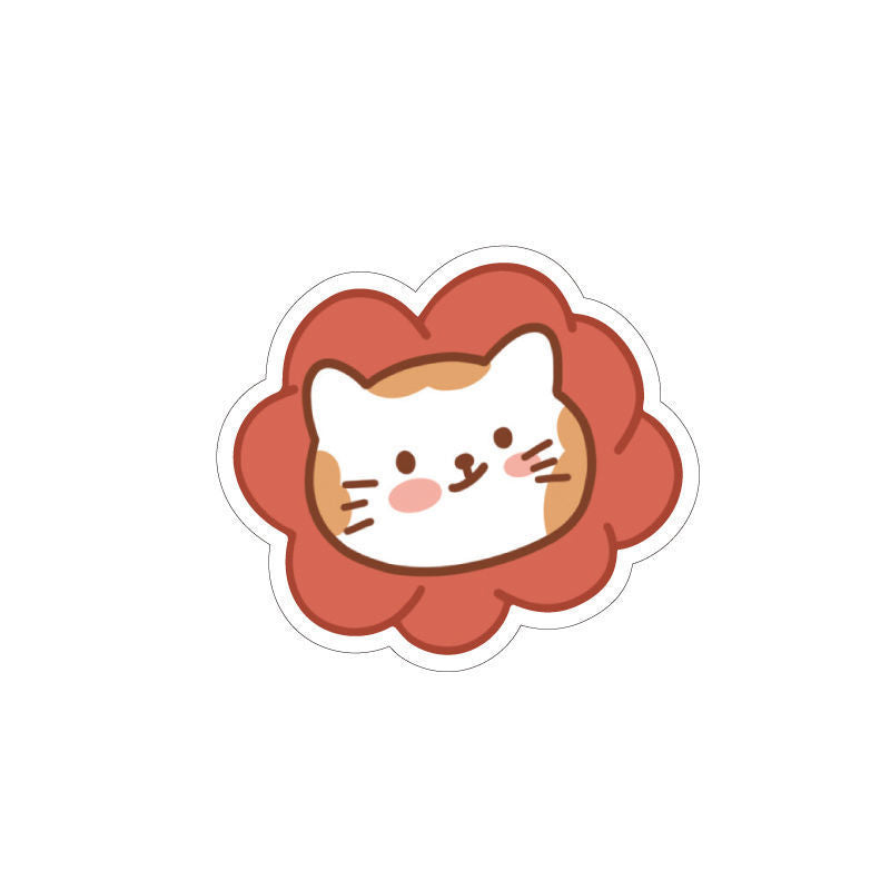 Cute Cartoon Acrylic Paper Album Memo Clip Bag Binder Sealing Clip Food Bag Clamp-Two Sides Imprint