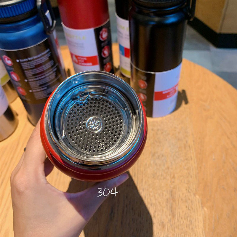 600ML/20oz 304 Stainless Steel Tumbler Vaccum Insulated Water Bottle For Outdoor Home Office Or Car