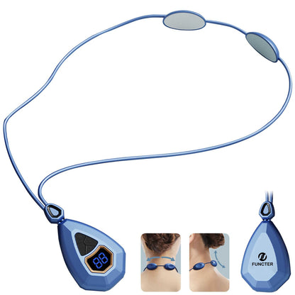 Lanyard Controlled Electric Pulse Neck Massager