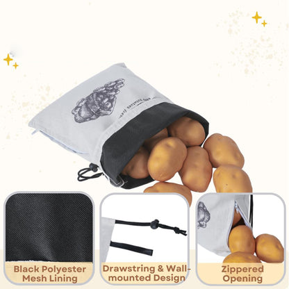 Custom Reusable Drawstring Onion Storage Bag