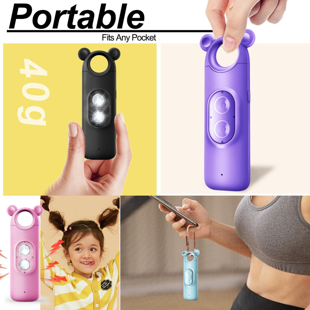 Personal Alarm Key Chain Emergency Safety Alarm For Women