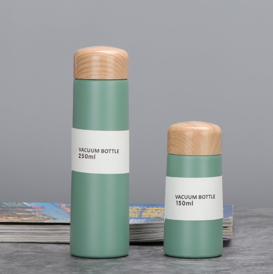 8.5oz/250ML 304 Stainless Steel Mini Insulated Water Bottle With Screw-on Lid Portable Vaccum Mug