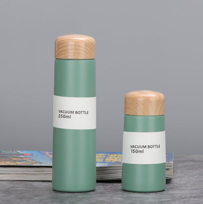 8.5oz/250ML 304 Stainless Steel Mini Insulated Water Bottle With Screw-on Lid Portable Vaccum Mug