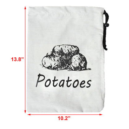 Custom Reusable Drawstring Potato Storage Bag