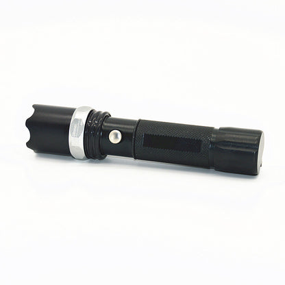 Bright Zoomable LED Flashlight With Rechargeable Battery For Outdoor Emergency