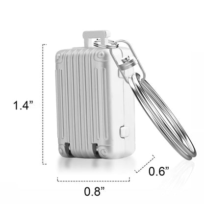 Portable 2" 1 Mini Stainless Steel Luggage Case Nail Clipper Keychain