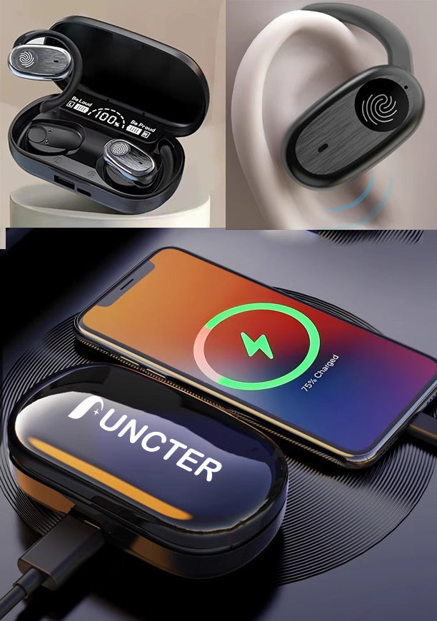 TWS Earbuds W/2,000 mAh Power Bank - Touch Version