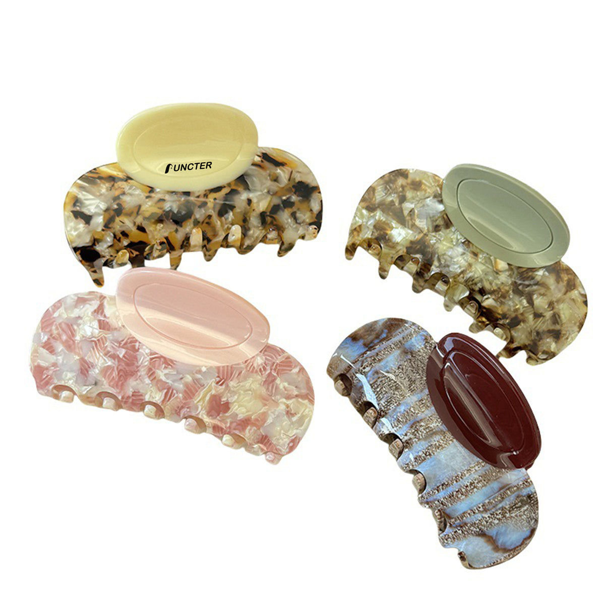 4.29" Acetate Hair Claw Clip