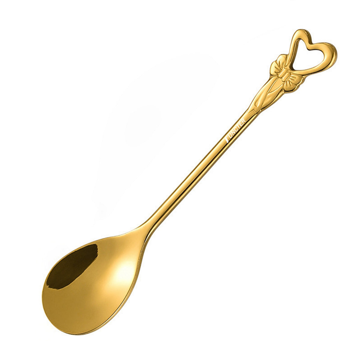 304 Stainless Steel Love-Shaped Coffee Spoon Dessert Spoon
